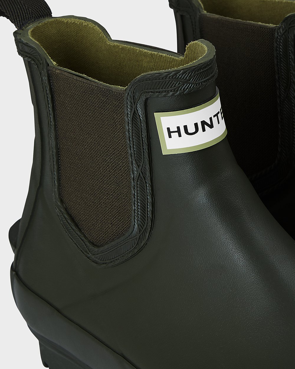 Hunter Norris Chelsea Boots - Online Sale Womens Dark Olive - YXRGOI259